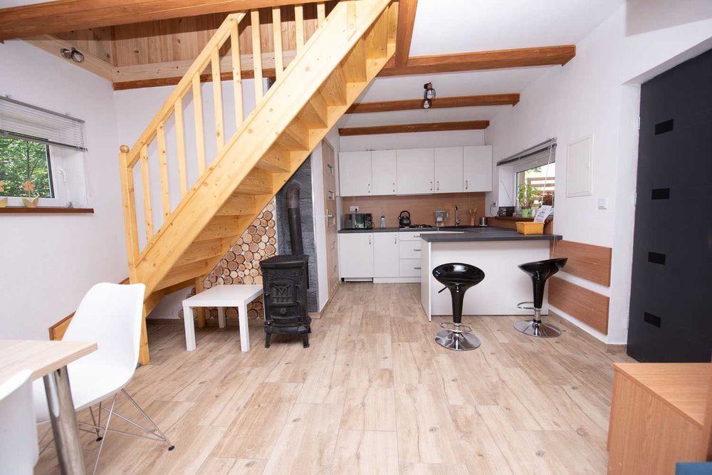 Dom całoroczny 8os Harbutowice zagrodamlynski.pl ferie luty BALIA