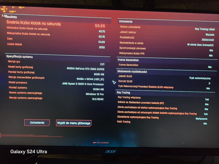Komputer Ryzen 5 3600  RTX 2060 SUPER