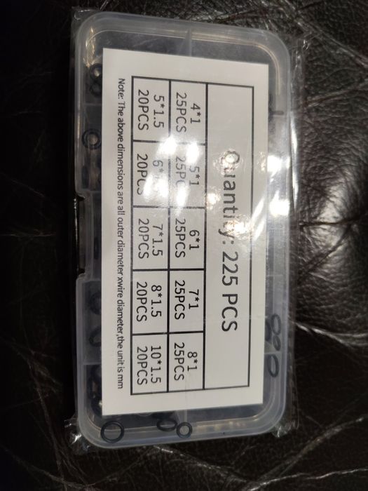 Uszczelki nitrylowe małe