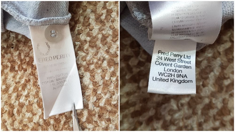 поло FRED PERRY футболка оригінал L сіре
