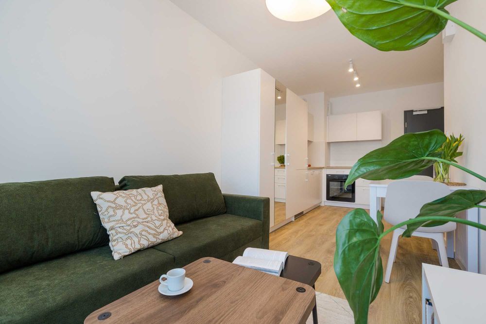 Komfortowe 2 pok -35 m² z balkonem | jasne | umeblowane | nowoczesne | zwierzolubne | Pierwszy najem! | VOUCHER! – pohled 2