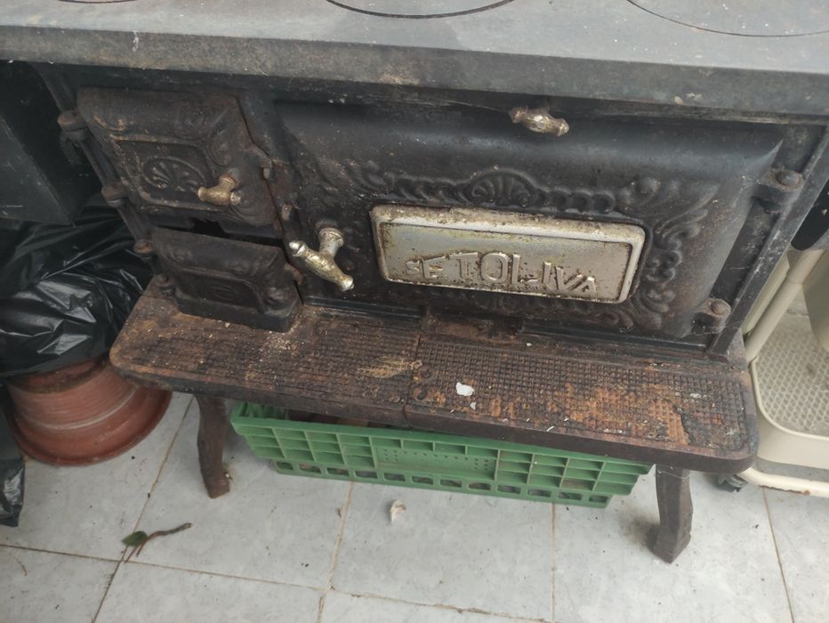 Fogão a lenha de ferro