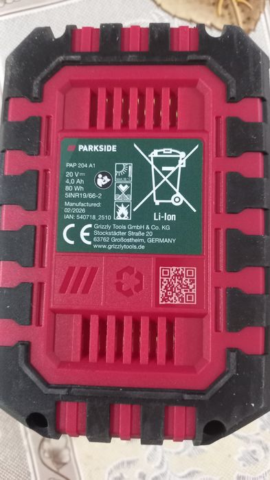 Bateria Parkside 4,0Ah 20v