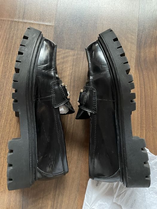 Lofery buty damskie ALDO – czarne, lakierowane