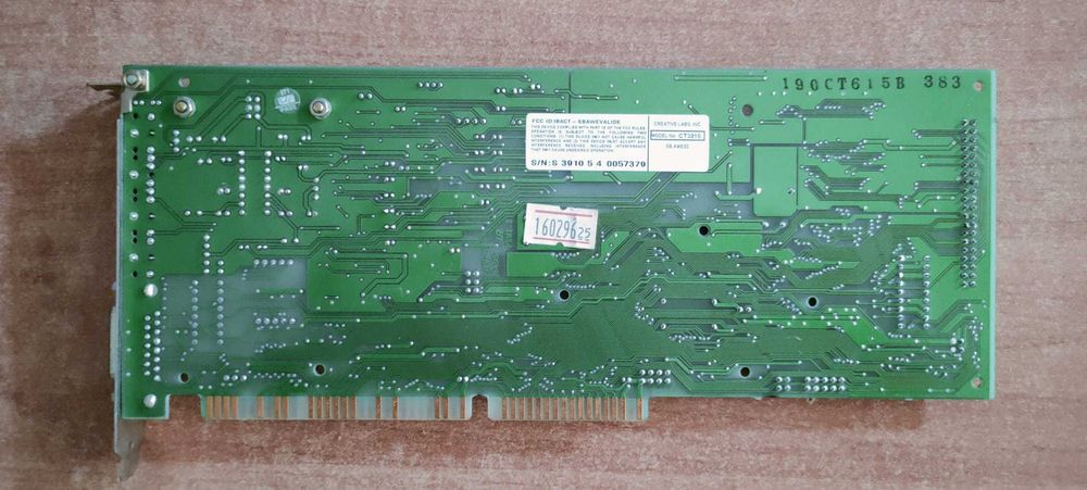Sound Blaster Creative AWE32 CT3910 ISA