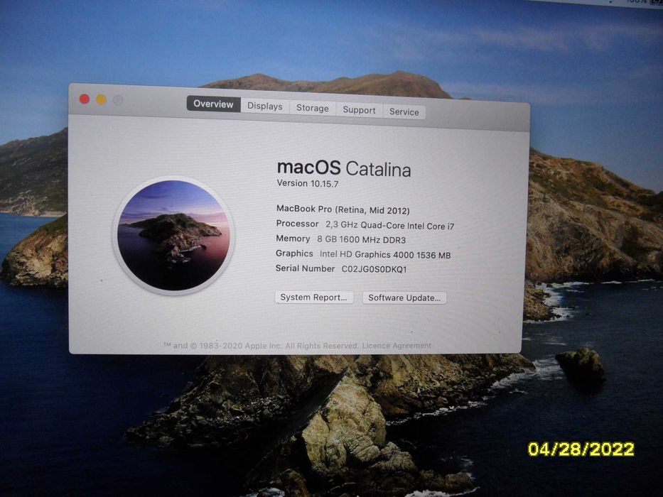 Apple MacBook Pro Retina 2012