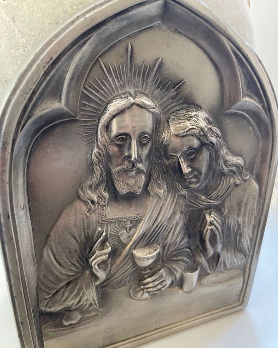 Płaskorzeźba Religijna Alphonse'a Birembaux 22cm