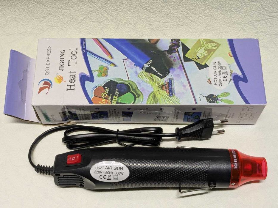 фен 300W термофен для термоусадки 2 скорости