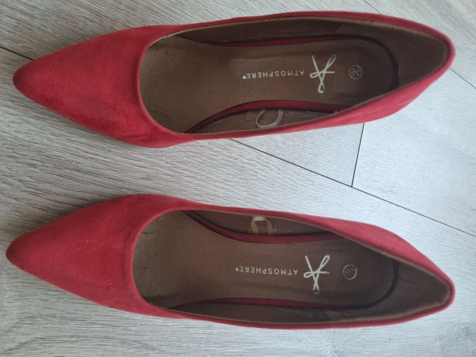 Czerwone szpilki r 37