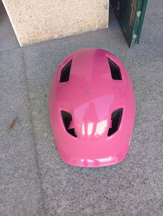 Capacete de Criança B'Twin Rosa