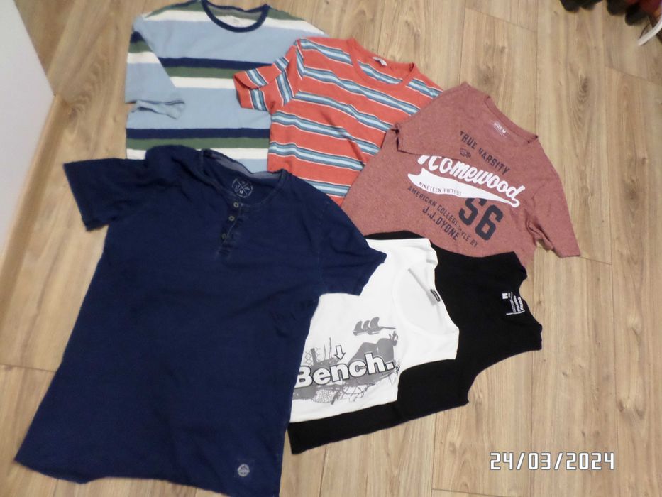 firmowe męskie koszulki-t-shirty-rozmiar-M-6 sztuk