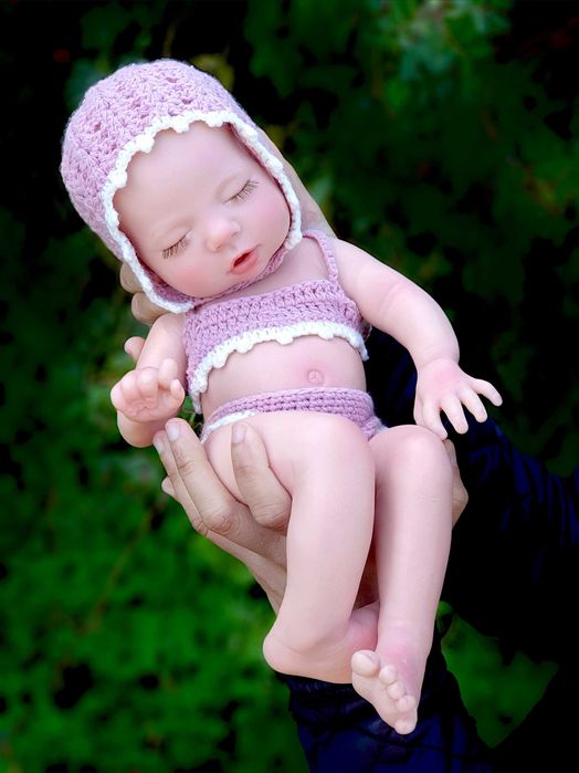 Boneca Bebê Reborn Função Beber e Molhar, Silicone Sólido Competo Novo