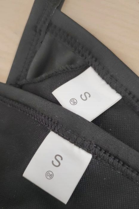 Strój kąpielowy bikini brazylijskie czarny dwuczęściowy nowy XS