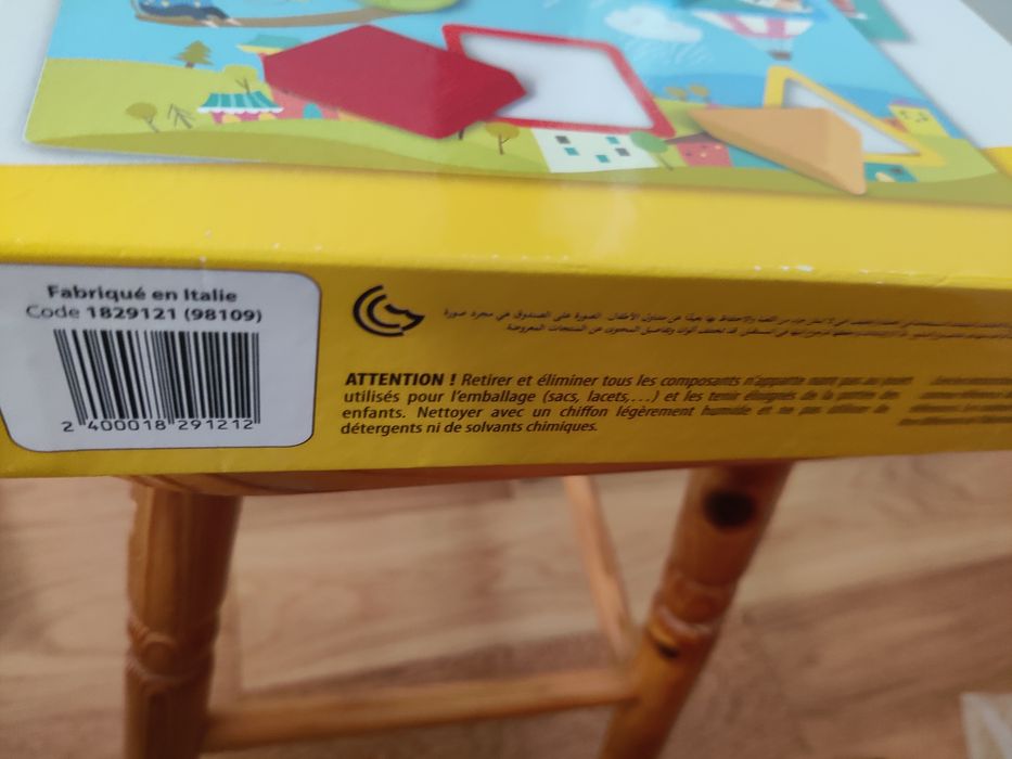 Jogo educativo, formas e cores, Picwik Toys