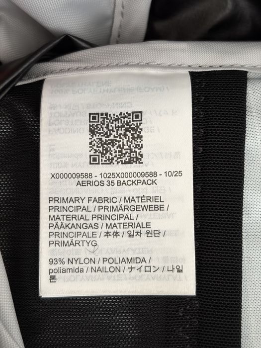 Arcteryx Aerios 35 / lekki plecak turystyczny / czarny