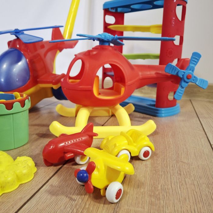 Zestaw zabawek dla dziecka helikopter foremki