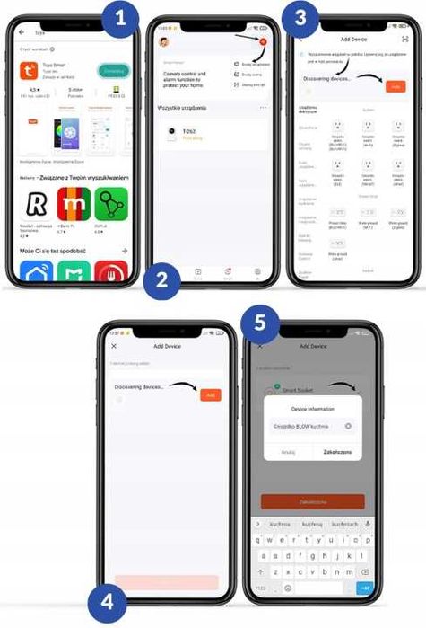 INTELIGETNE Gniazdko smart WIFI smart home TUYA watomierz programator