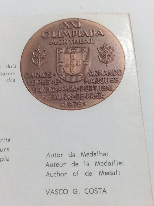 Filo-Medalhística - Jogos Olimpicos - Montréal 1976