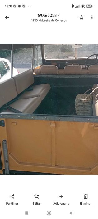 Land Rover Serie com 9 lugares de livrete