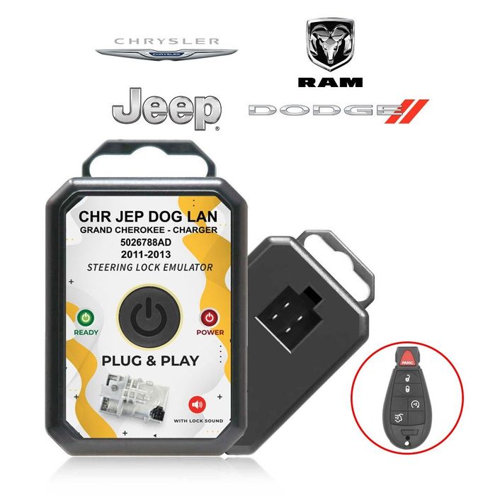 Emulador de Tranca de Direção Jeep / Chrysler / Dodge – ESL / ELV