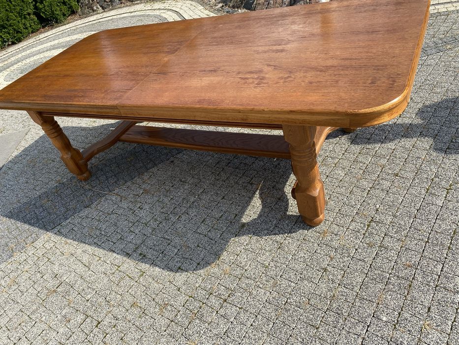 Stół dębowy rozkładany,duży 250cm 350cm