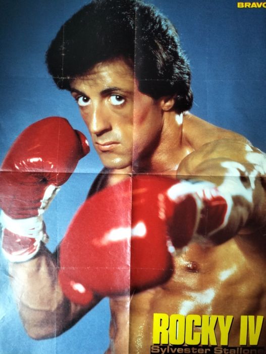 Antigo poster Rocky IV
