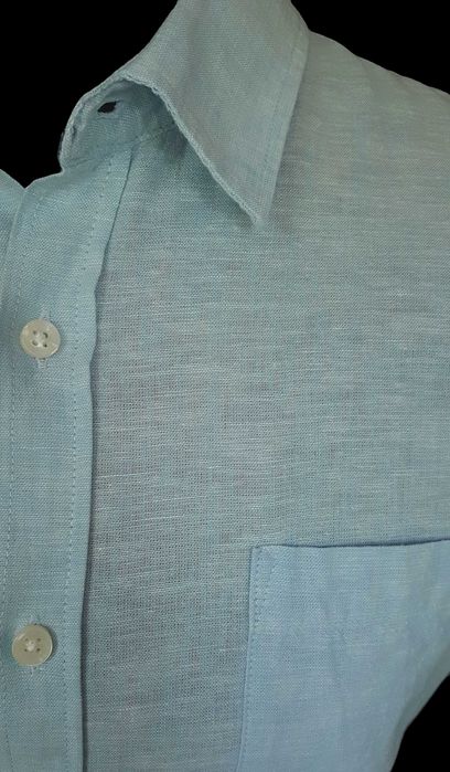 мужская рубашка LIVERGY XL 43/44    45%кotton+55%лен