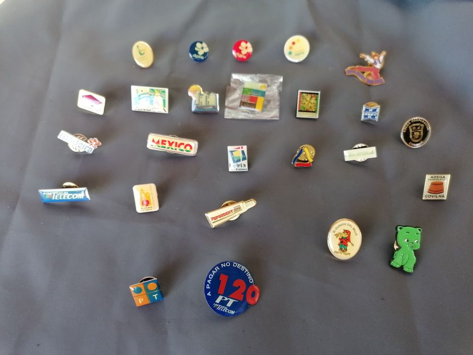 Pin Diferentes temáticas - Preço unidade