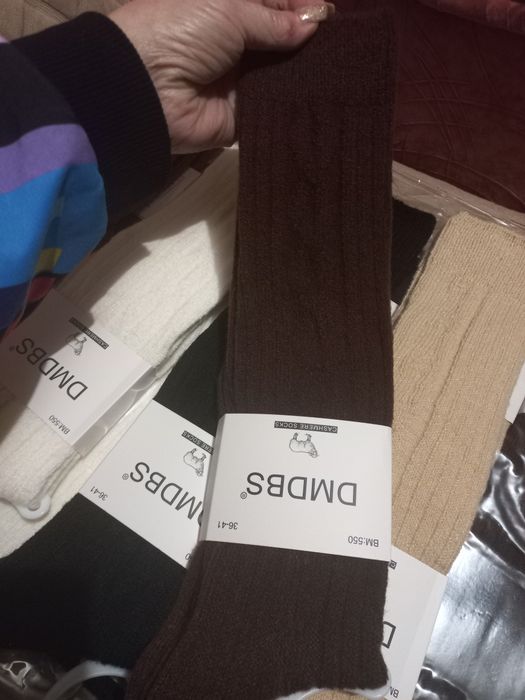 Теплі підколінники/гольфы шерсть кашемір в трендових кольрах