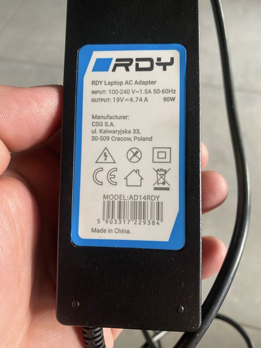 Zasilacza ładowarka hp pavilion