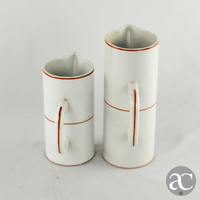 Conjunto de 2 jarros porcelana Artibus, Art Déco