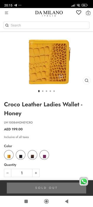 Шкіряний гаманець, стан нового