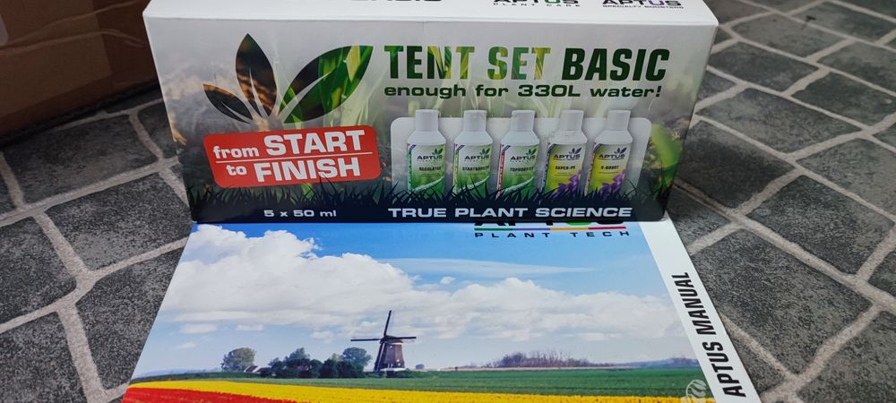 Kit Fertilizantes Aptus Tent Set Basic Novo
