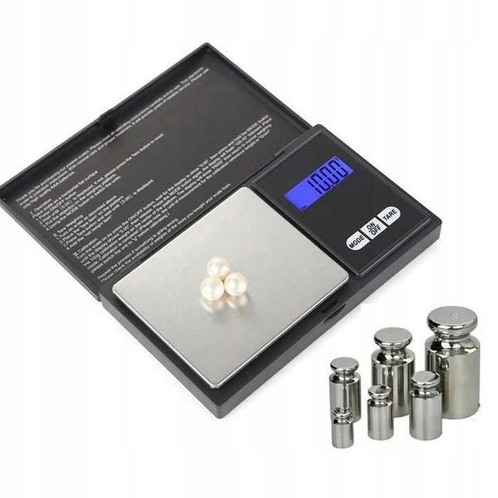 Waga jubilerska dokładna elektroniczna precyzyjna lcd 200g 0,01g mini