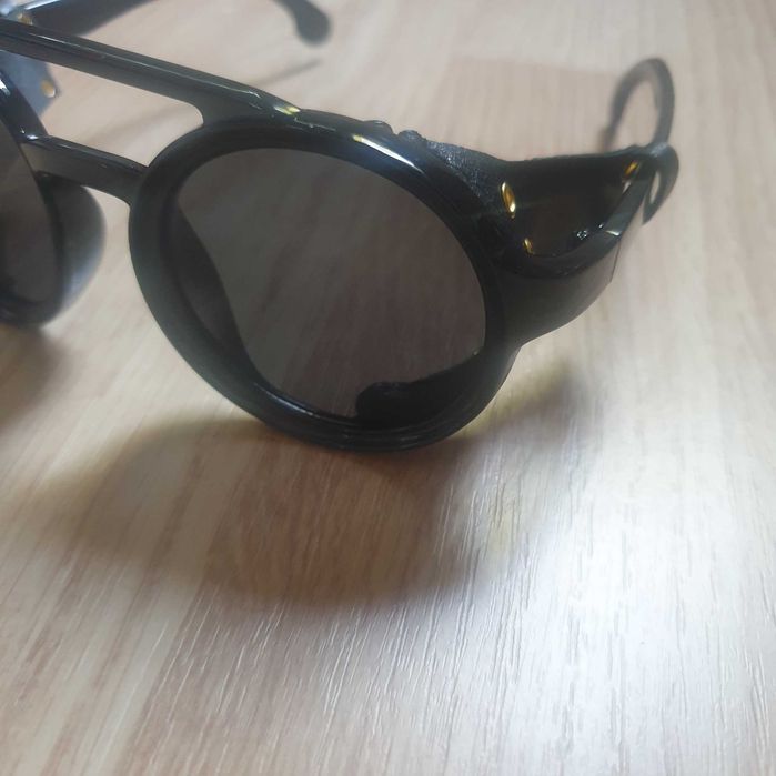 Steampunk okulary czarne nowe