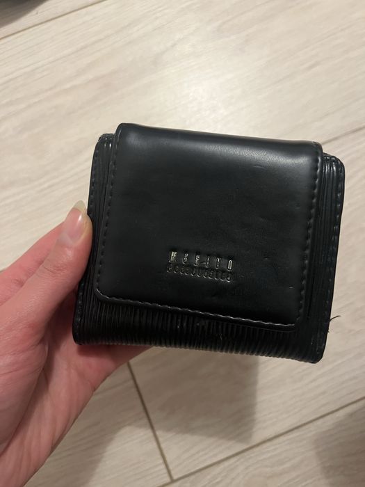 Portfel czarny basic mohito maly basic damski