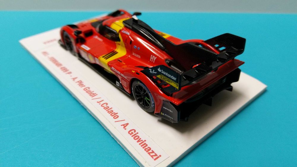 Ferrari 499P HyperCar #51 - Winner 24h Le Mans 2023: Miniatura Bburago  escala 1/43