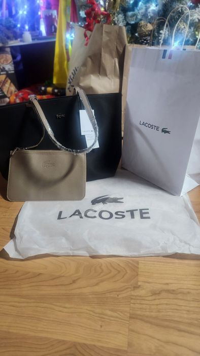 Lacoste a 60% bolsas prontas a oferecer