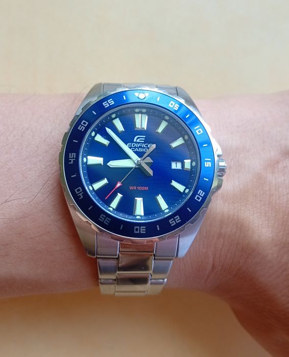Casio Edifice EFV-130 wr100 vintage diver custom