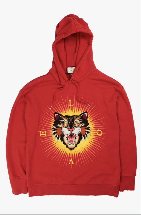 Худі GUCCI Angry Cat оригінал
