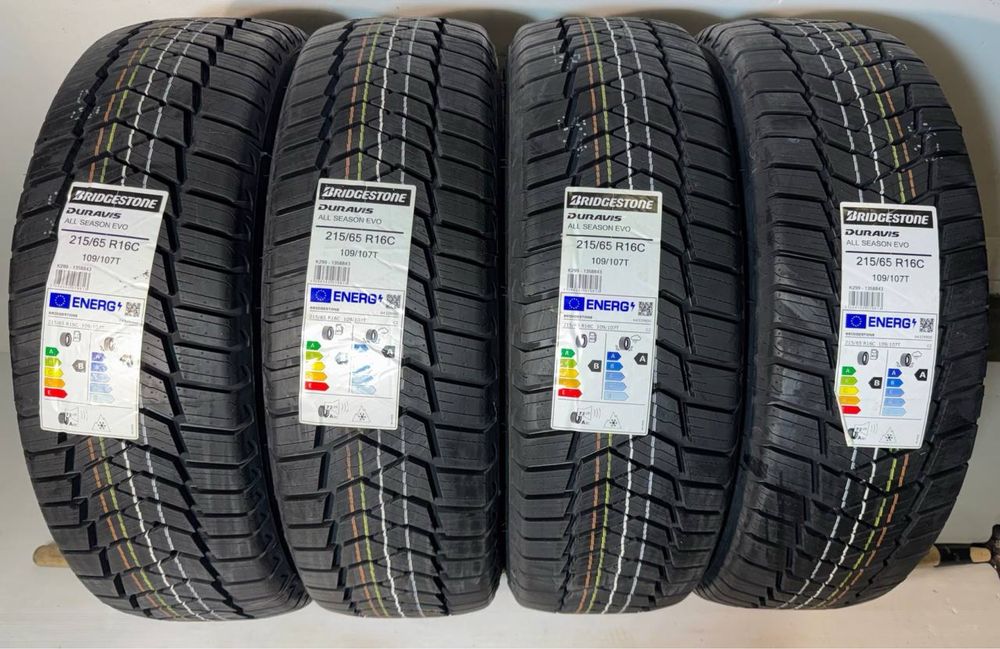 2x 215/65r16C Bridgestone Duravis AllSeason Evo 109/107T 2025