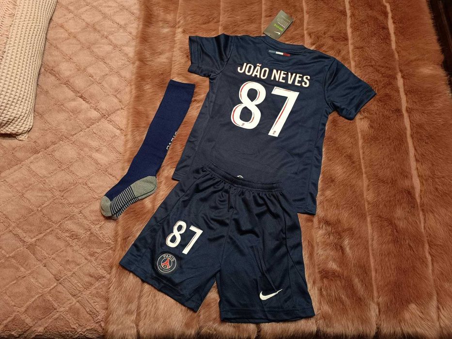 Camisola Criança JOÃO NEVES Equipamento Paris PSG | NOVO