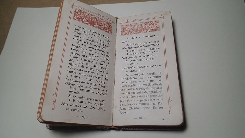 Pequeno livro antigo religioso "O Meu Guia"