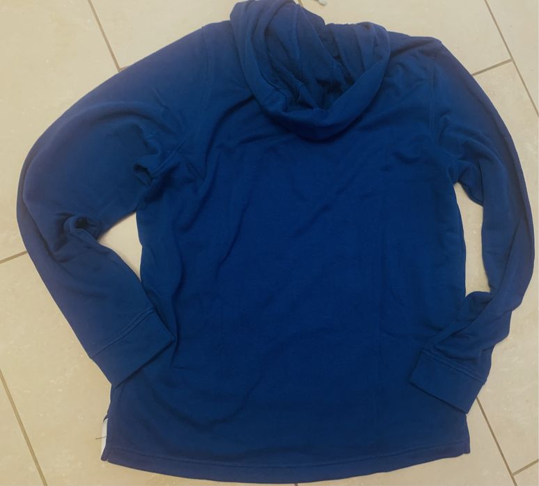 Under Armour bluza uniseks niebieska M/L z kapturem bawełna dresowa