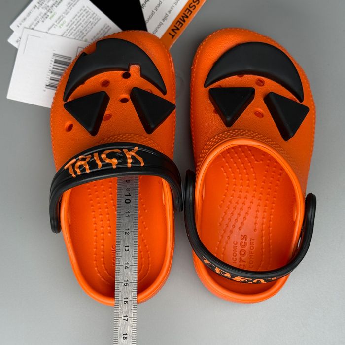 Сабо Сrocs Jack o lantern lights c8 24-25  клоги з мигалками