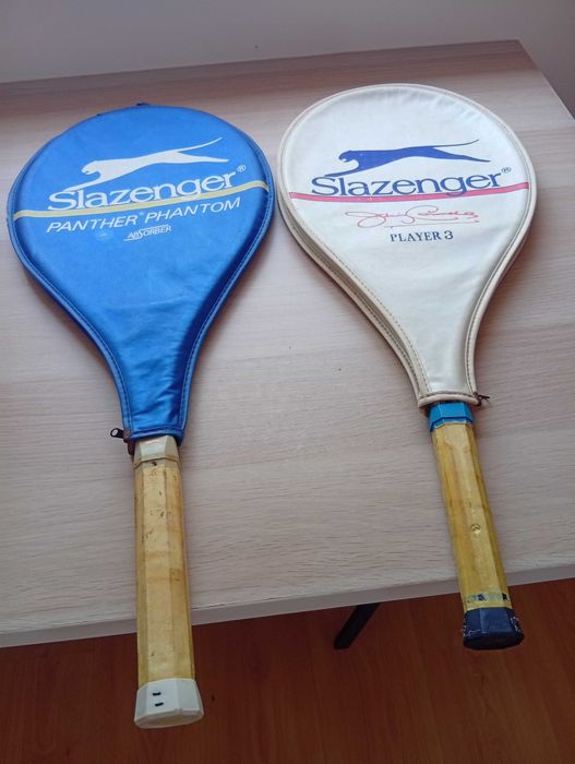 2 raquetes de Ténis SLAZENGER 1980-1990