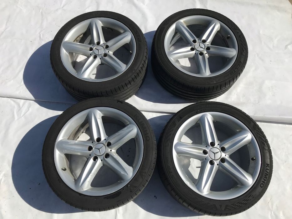 Mercedes SL W230 koła Felgi Komplet 8,5Jx18H2 Kumho 255/40/18 99Y…