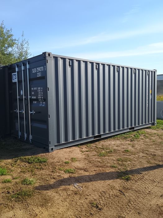 Kontener Morski 6m, nowy, kolor antracyt