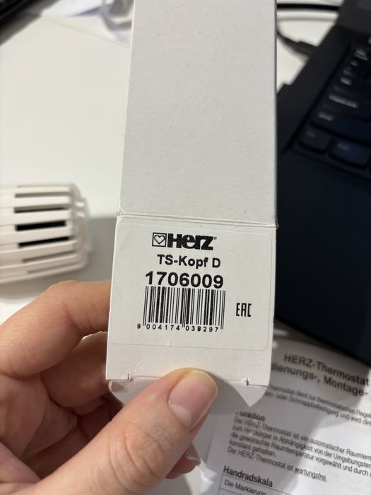 Głowica termostatyczna HERZ Nowa