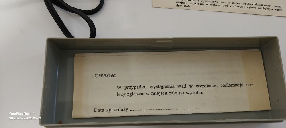 UNITRA Mikrofon MD012